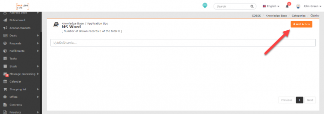 Knowledge Base - CDESK