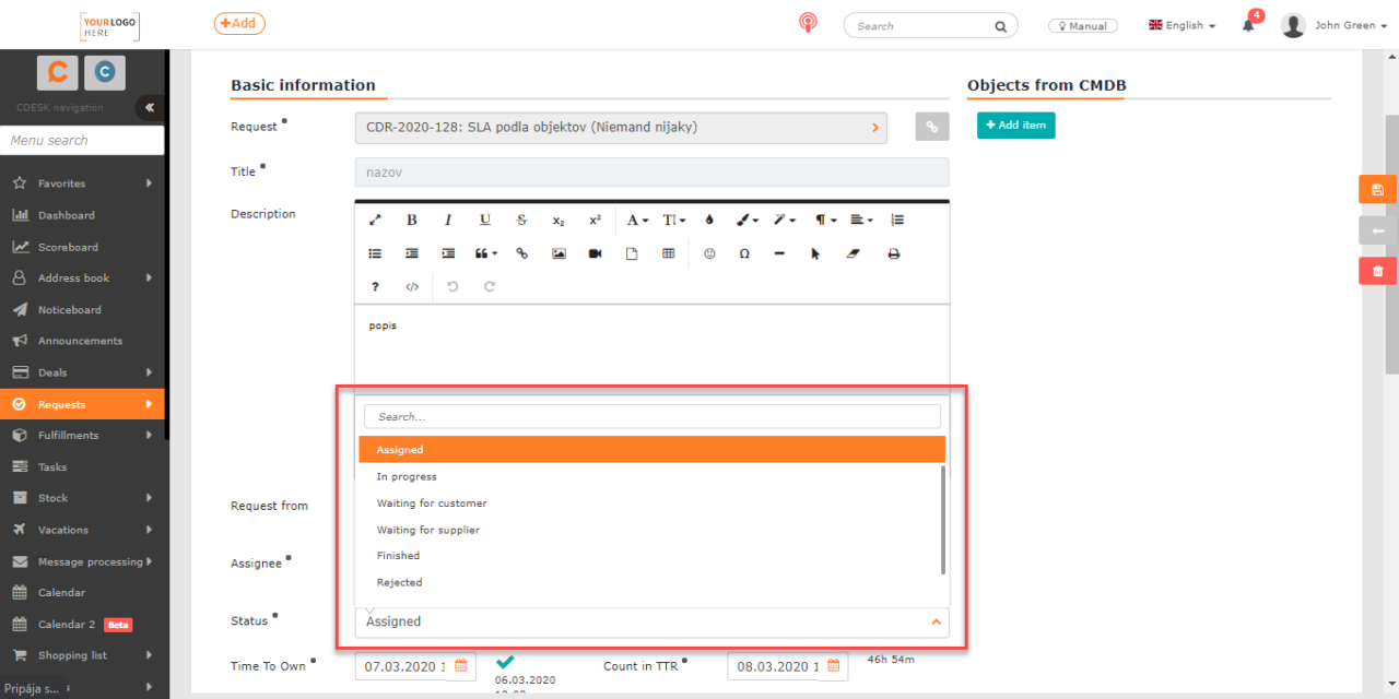 Working with Work Orders - CDESK