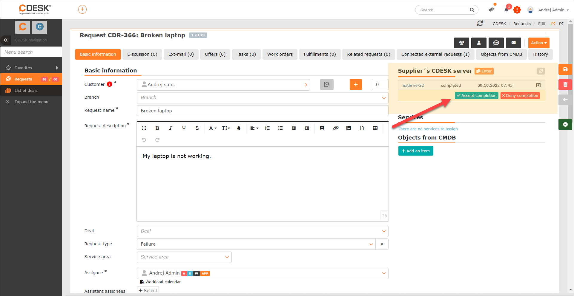 Linking Multiple CDESKs - Features Overview - CDESK