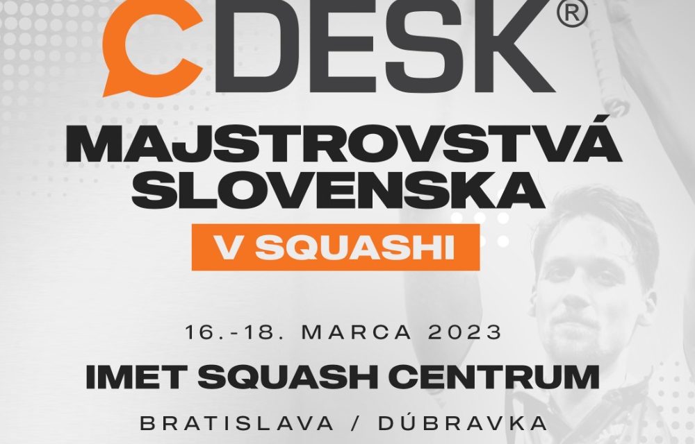 Once again we are a partner of the Slovak Squash Championship